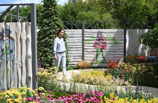 Russia Moscow Flower Show