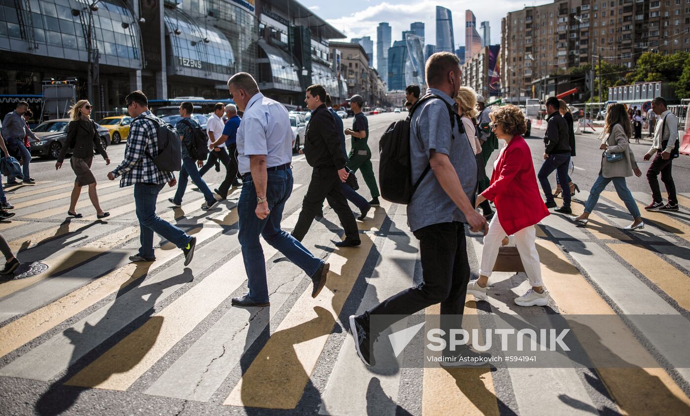 Russia Moscow Daily Life