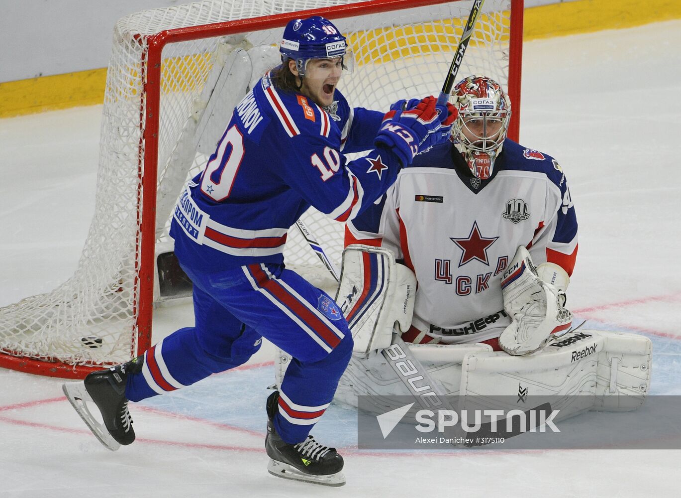 Hockey. Kontinental Hockey League. SKA vs. CSKA | Sputnik Mediabank