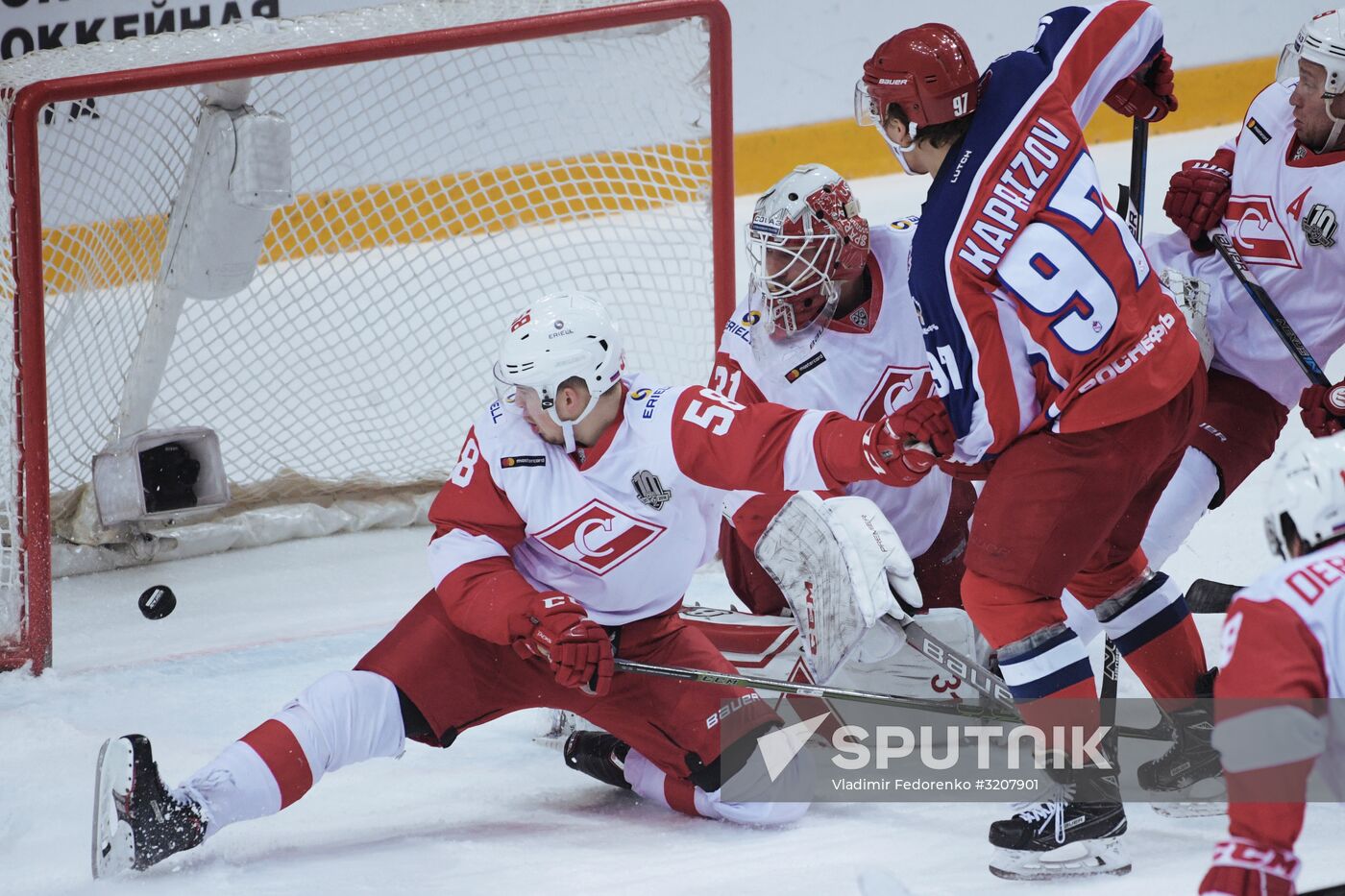 Ice hockey. KHL. CSKA vs. Spartak | Sputnik Mediabank