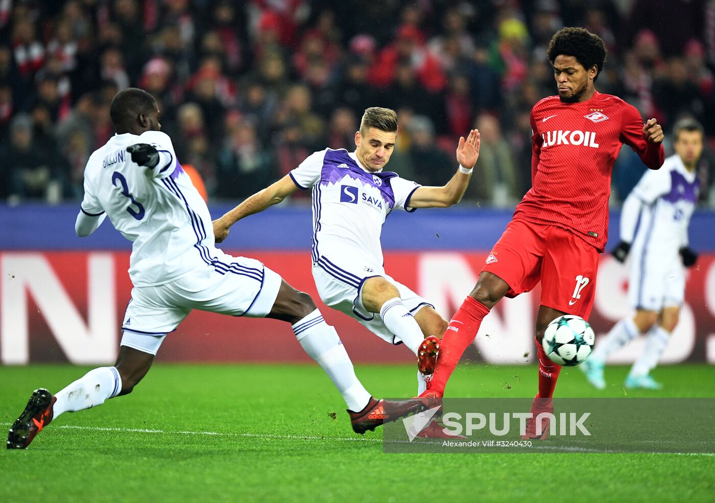 Football. UEFA Champions League. Spartak vs. Maribor Sputnik
