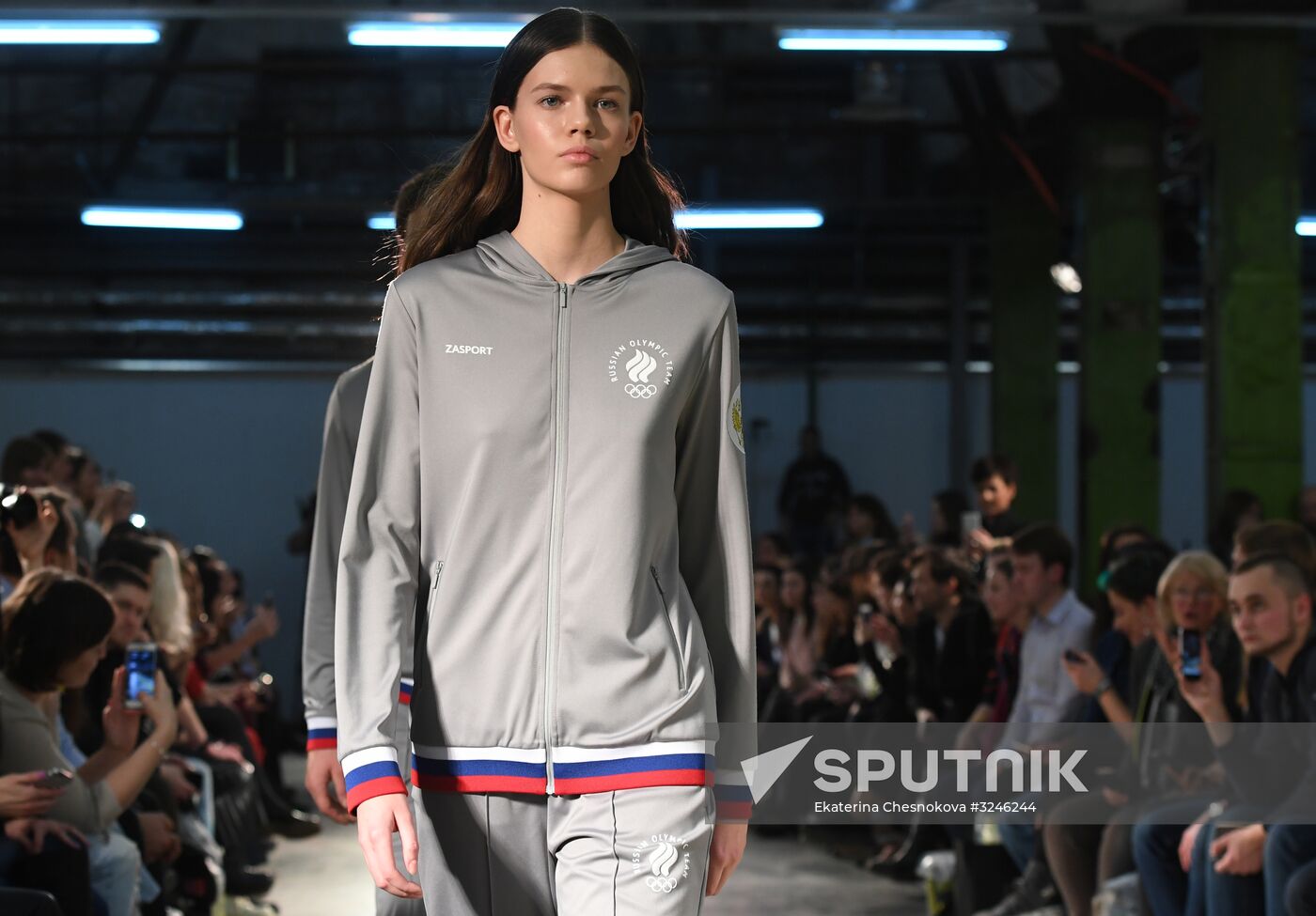Olympic team outfit and Zasport brand casual collection showcased in ...