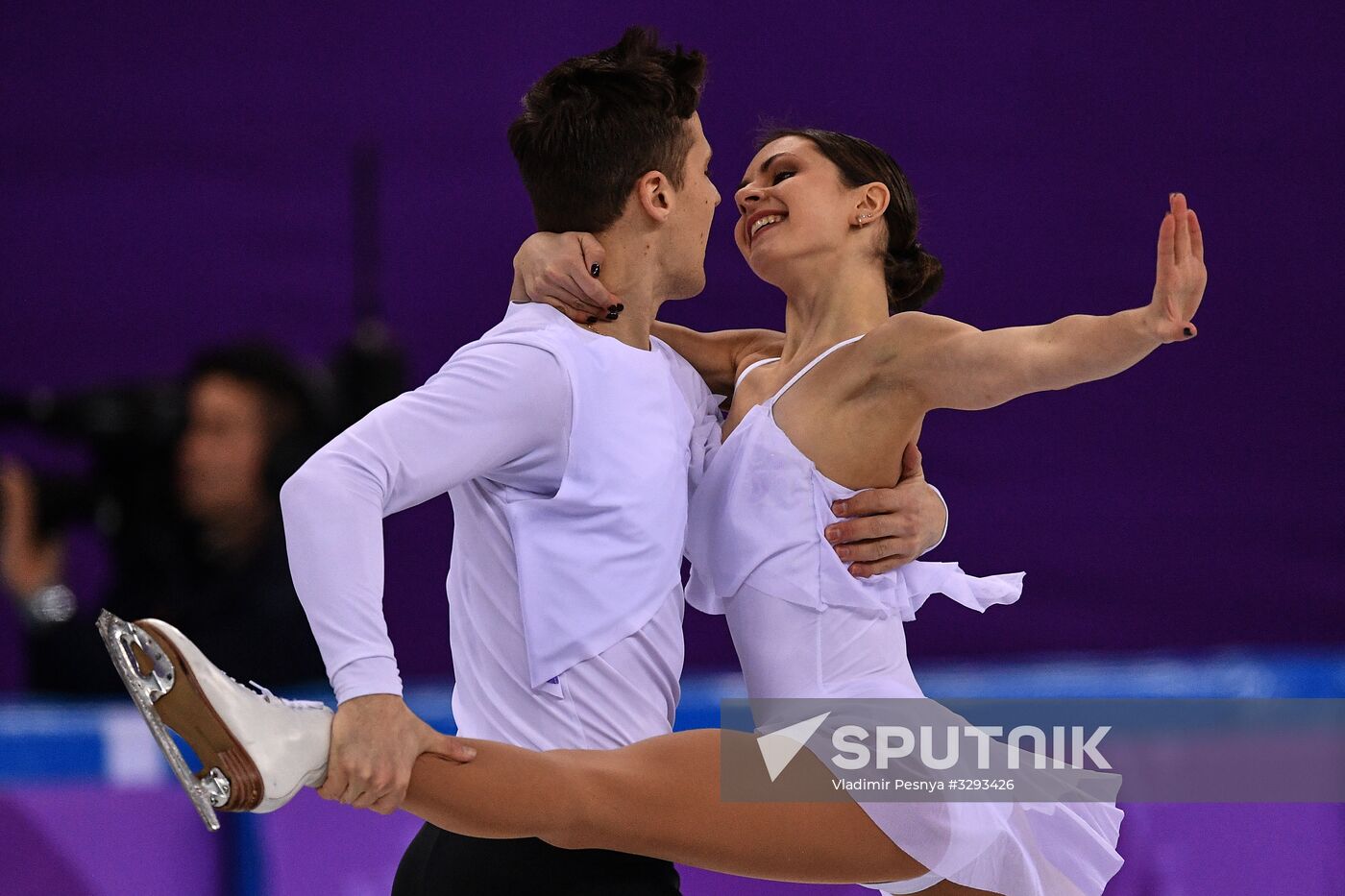 2018 Winter Olympics. Figure skating. Teams. Pairs. Free skating