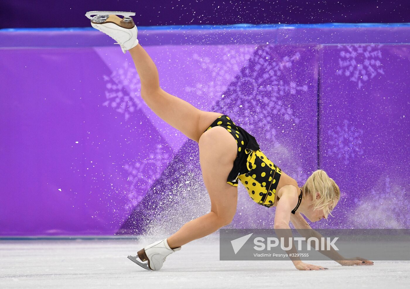 2018 Winter Olympics. Figure skating. Pairs. Free skating Sputnik