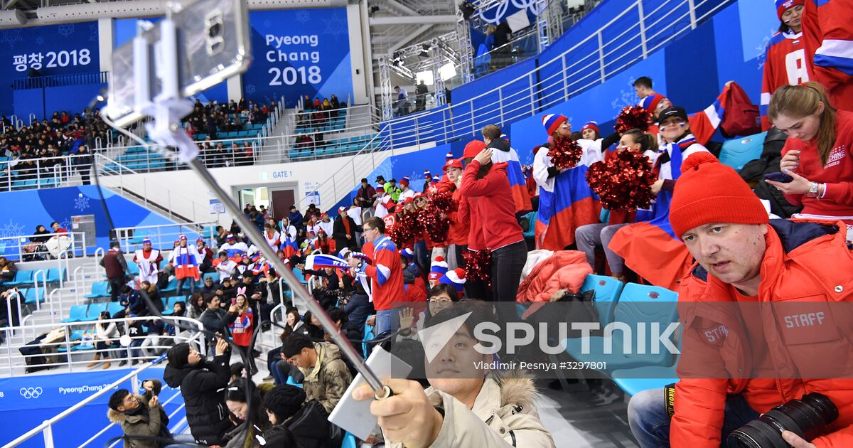 2018 Winter Olympics. Ice Hockey. Women. Russia vs Finland Sputnik