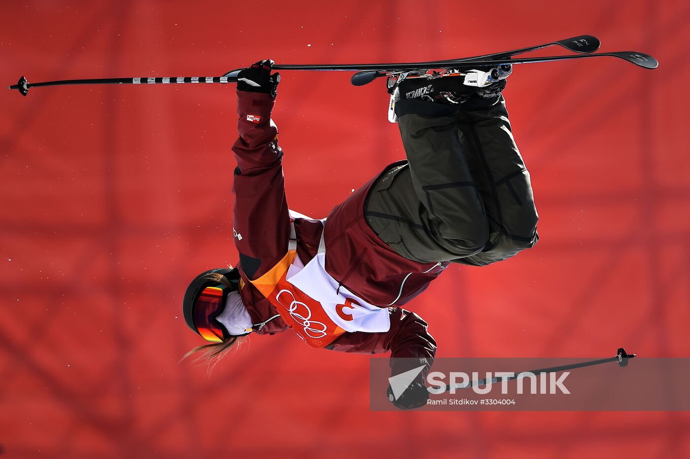 2018 Winter Olympics. Freestyle skiing. Women. Halfpipe Sputnik Mediabank