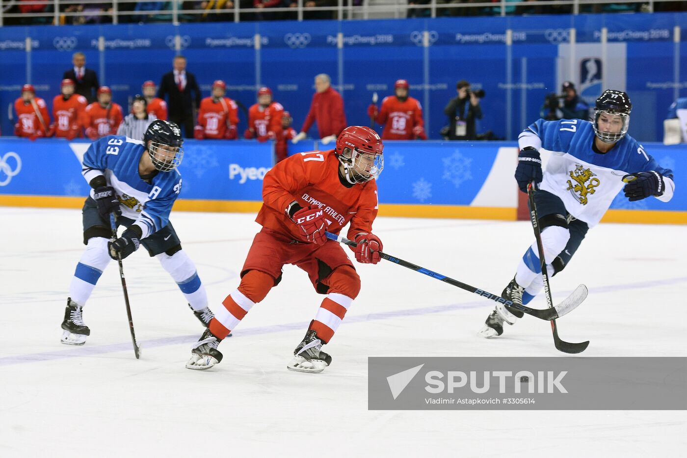 2018 Winter Olympics. Ice hockey. Women. Bronze medal match Sputnik