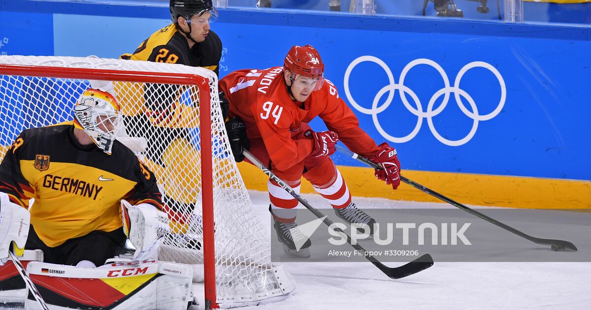 2018 Winter Olympics. Ice hockey. Men. Final Sputnik Mediabank