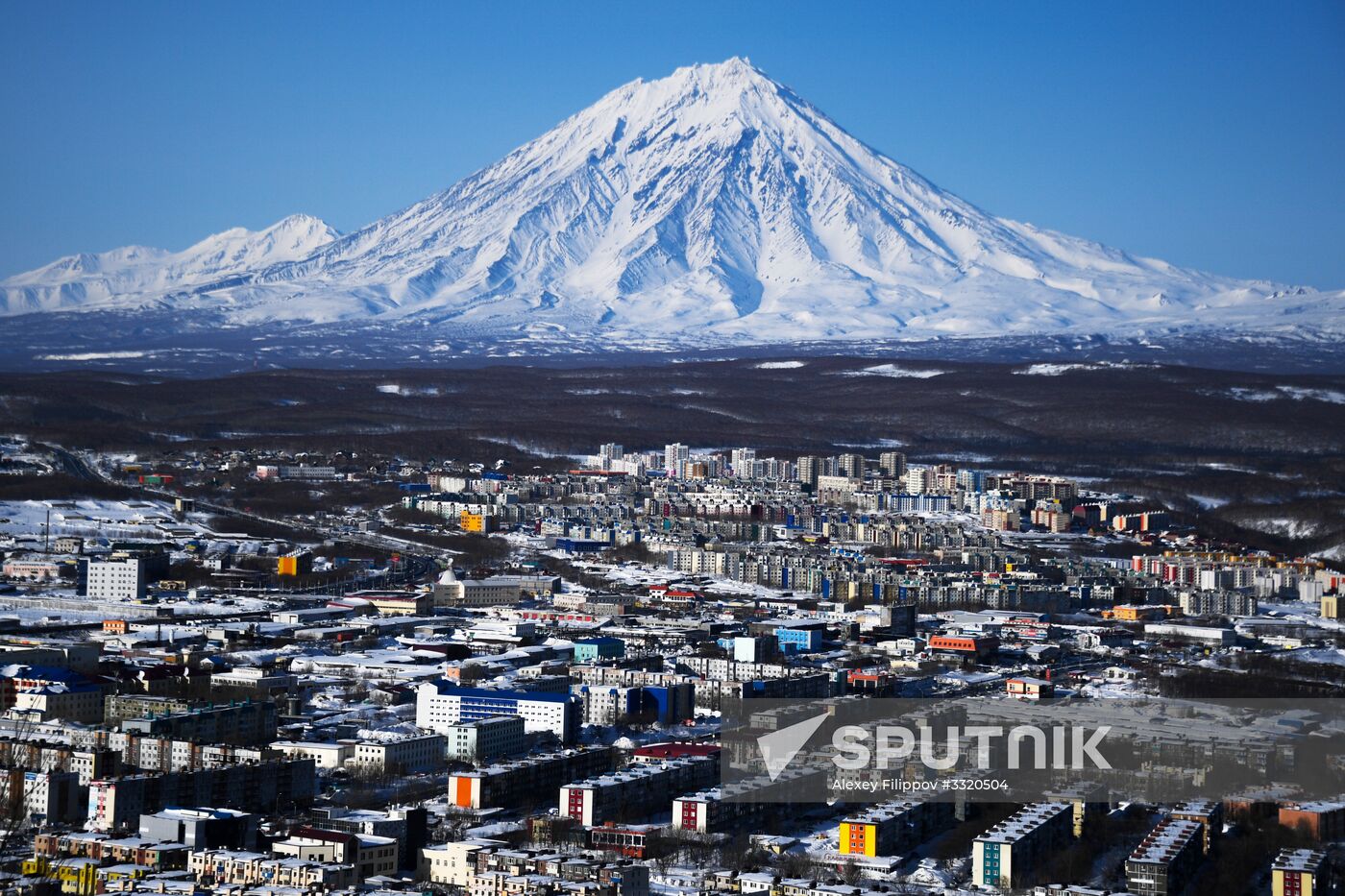 Russian cities. PetropavlovskKamchatsky Sputnik Mediabank