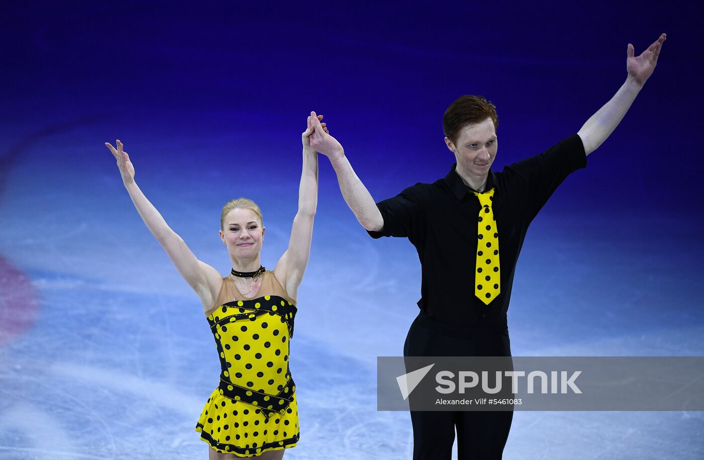 Figure skating. World Championships. Pairs. Free skating Sputnik Mediabank