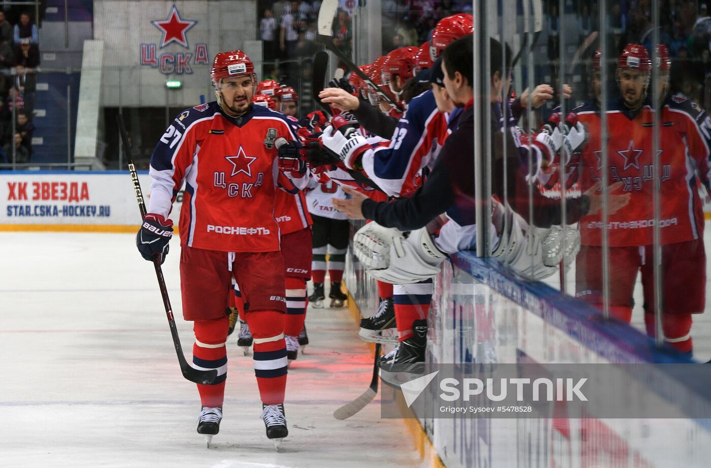 Ice hockey. Kontinental Hockey League. CSKA vs. Ak Bars | Sputnik Mediabank