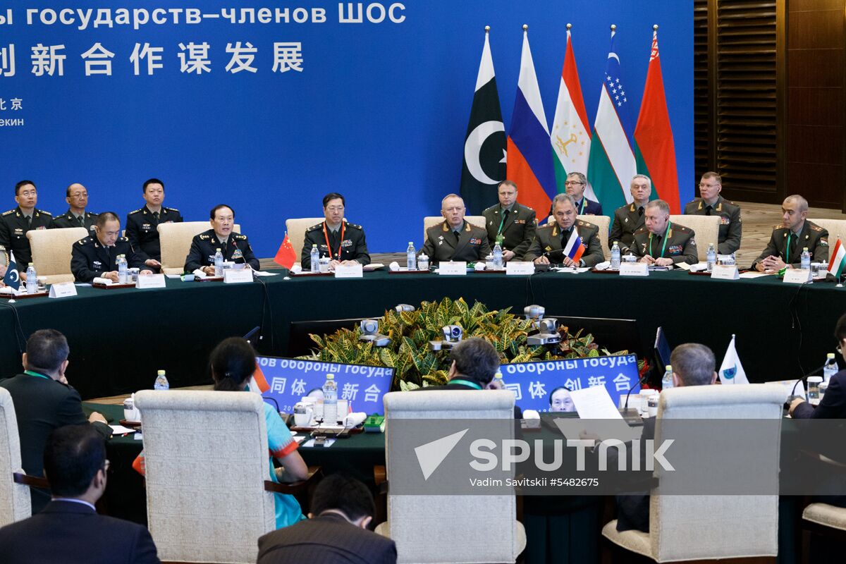 SCO Defense Ministers Meeting in China Sputnik Mediabank