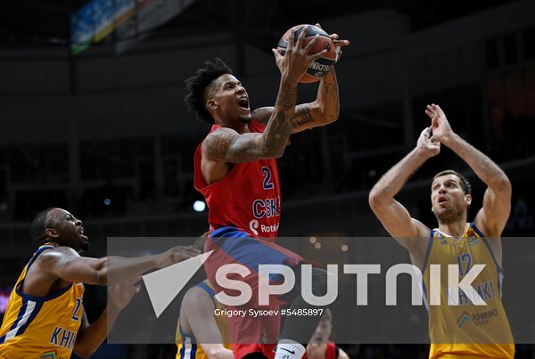 Basketball. Euroleague. Khimki vs. CSKA