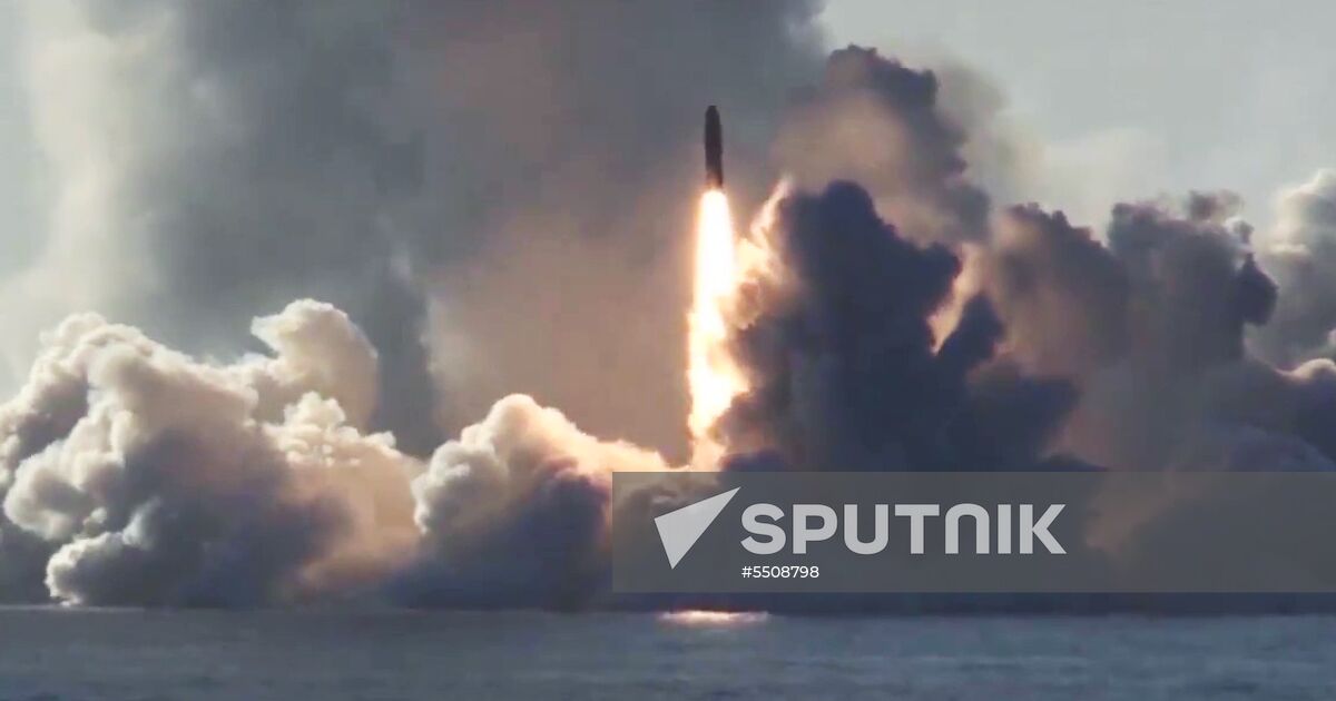 Four Bulava ballistic missiles launched at Kura training ground from ...