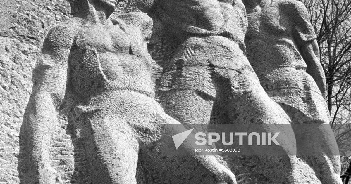 Monument to Dynamo football players in Kiev Sputnik Mediabank