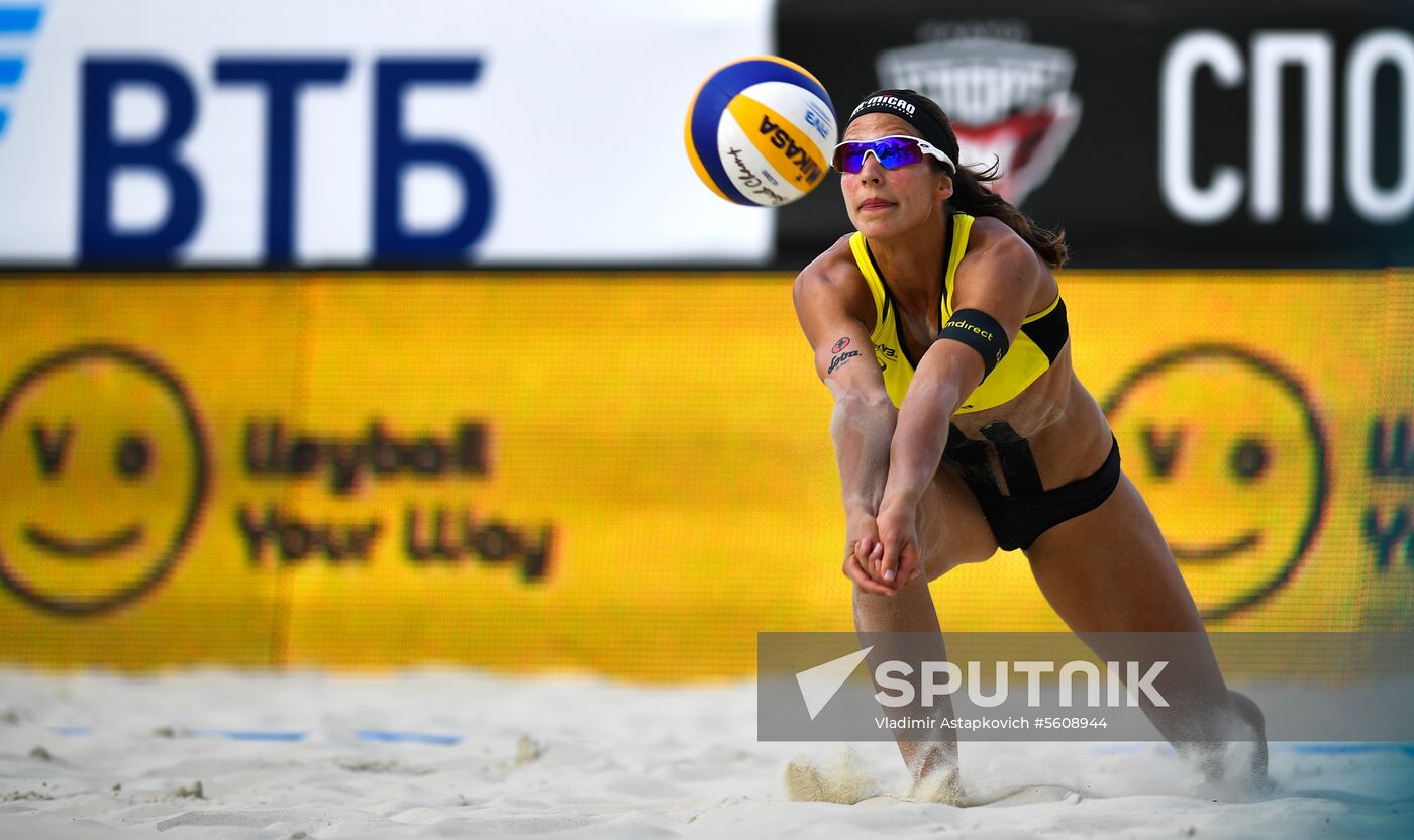 FIVB Beach Volleyball World Tour Moscow. Finals Sputnik Mediabank