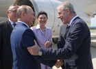 Russian President Vladimir Putin pays a visit to Austria