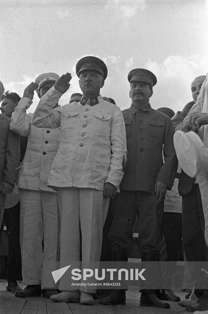 Josef Stalin, Kliment Voroshilov and Lazar Kaganovich | Sputnik Mediabank