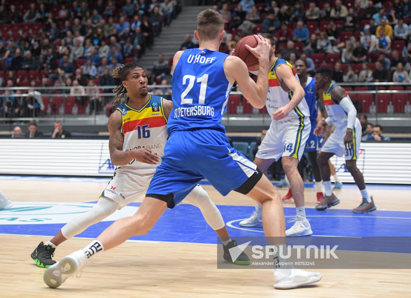 Russia Basketball Eurocup Zenit Andorra Sputnik Mediabank