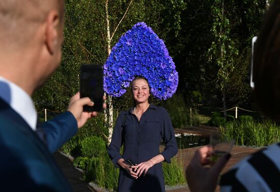 Russia Moscow Flower Show