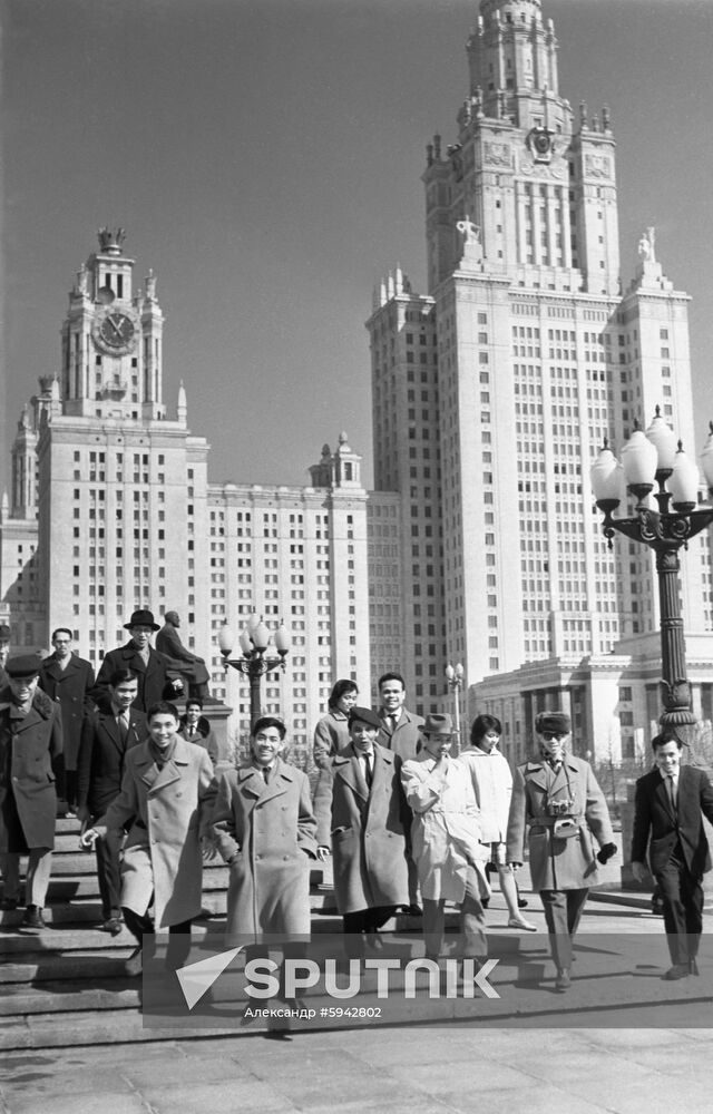 Foreign students in USSR