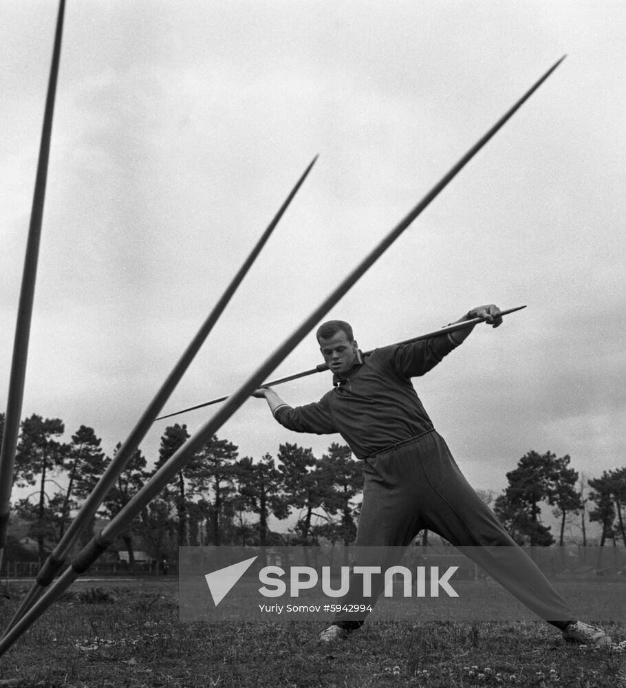 Track and field athlete Janis Lusis