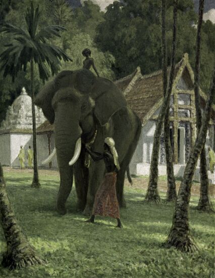 On Ceylon by Vasily Vatagin