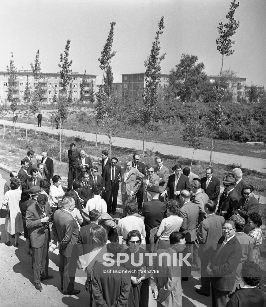 Foreign diplomats in Alma-Aty