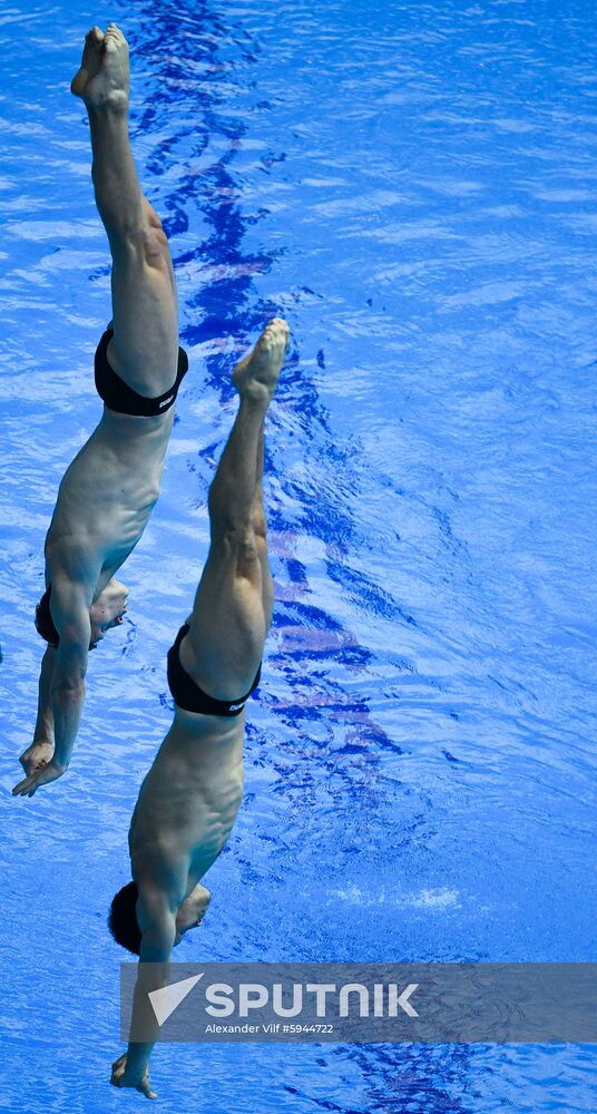 South Korea Aquatics Worlds Springboard Synchro Men