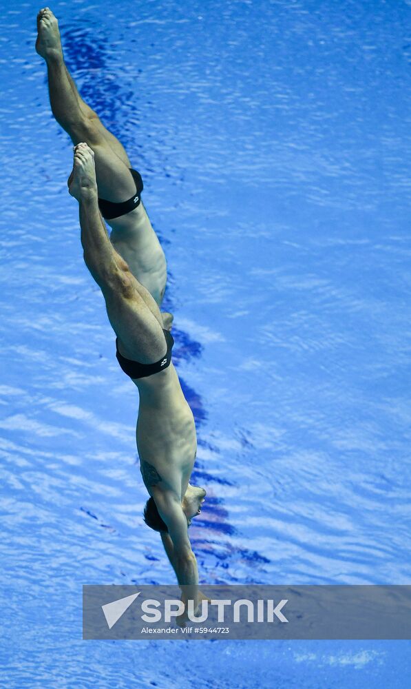 South Korea Aquatics Worlds Springboard Synchro Men