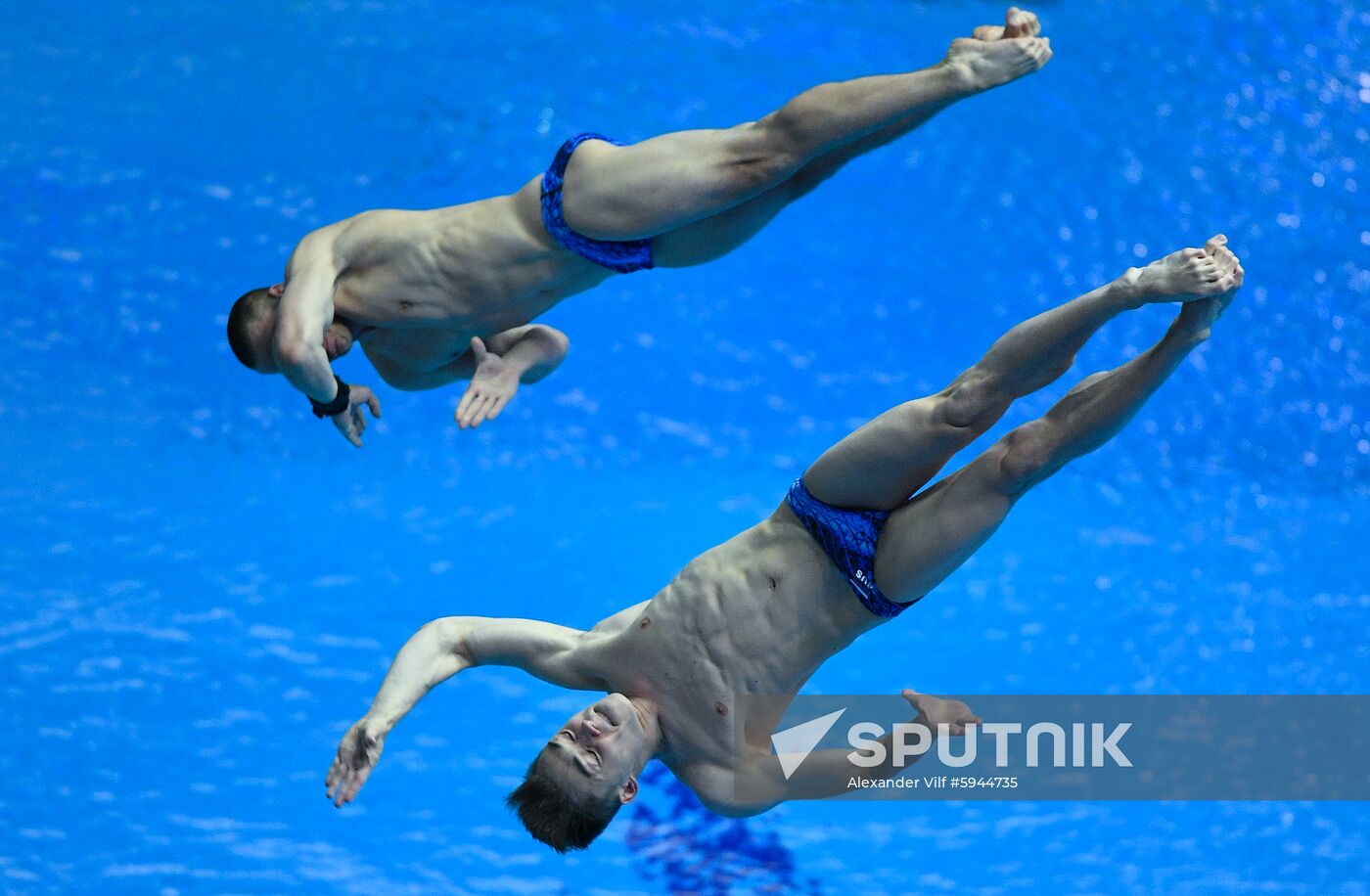 South Korea Aquatics Worlds Springboard Synchro Men