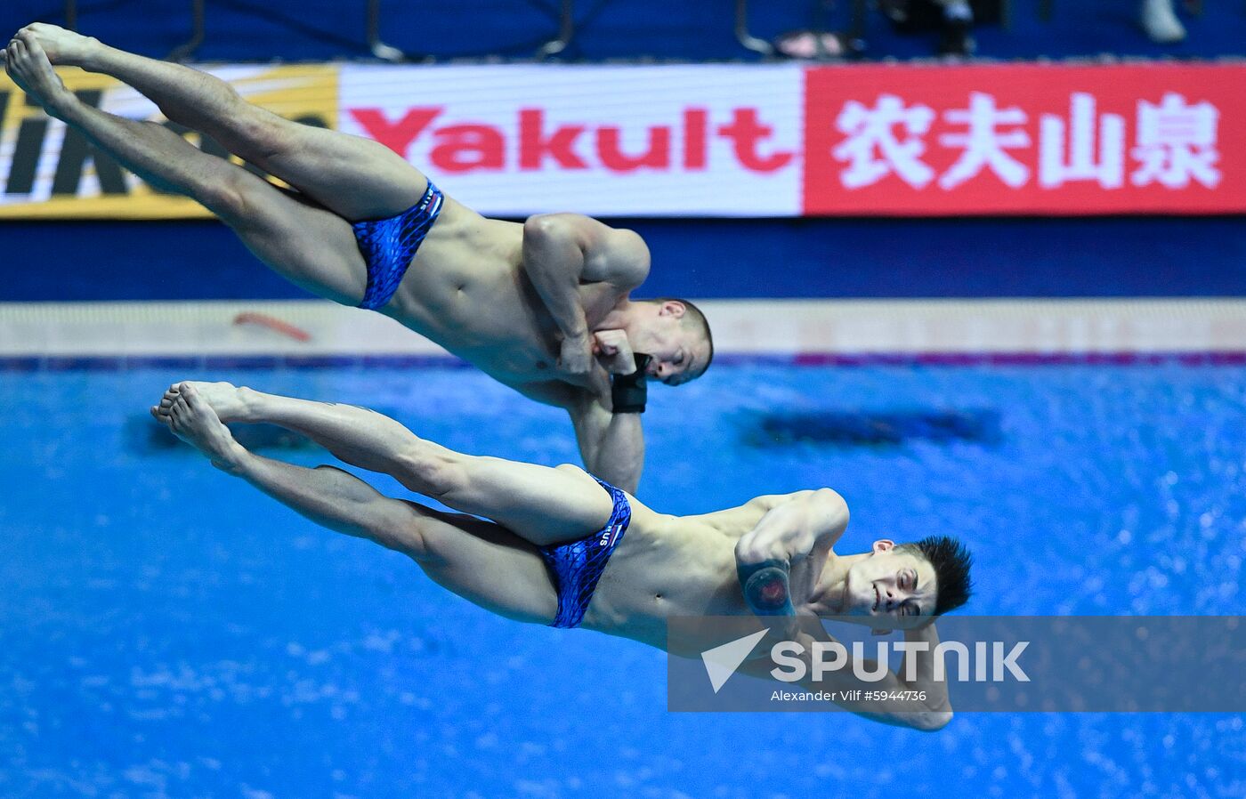 South Korea Aquatics Worlds Springboard Synchro Men