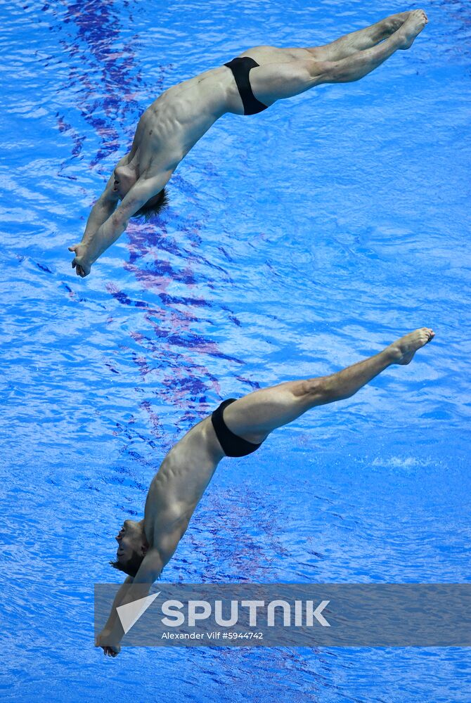 South Korea Aquatics Worlds Springboard Synchro Men