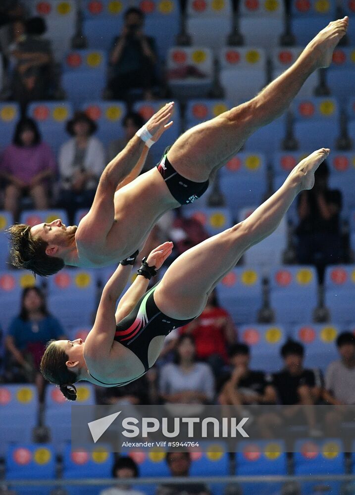 South Korea Aquatics Worlds Platform Synchro Mixed