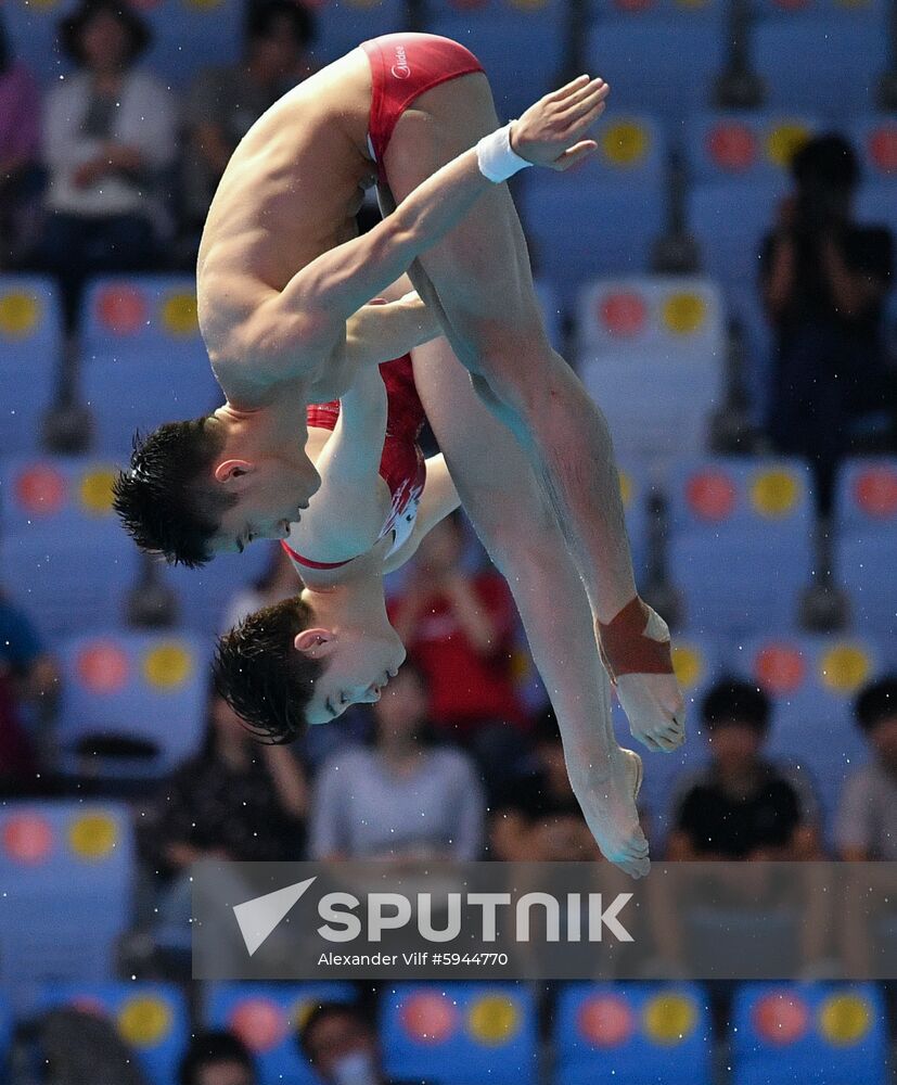 South Korea Aquatics Worlds Platform Synchro Mixed