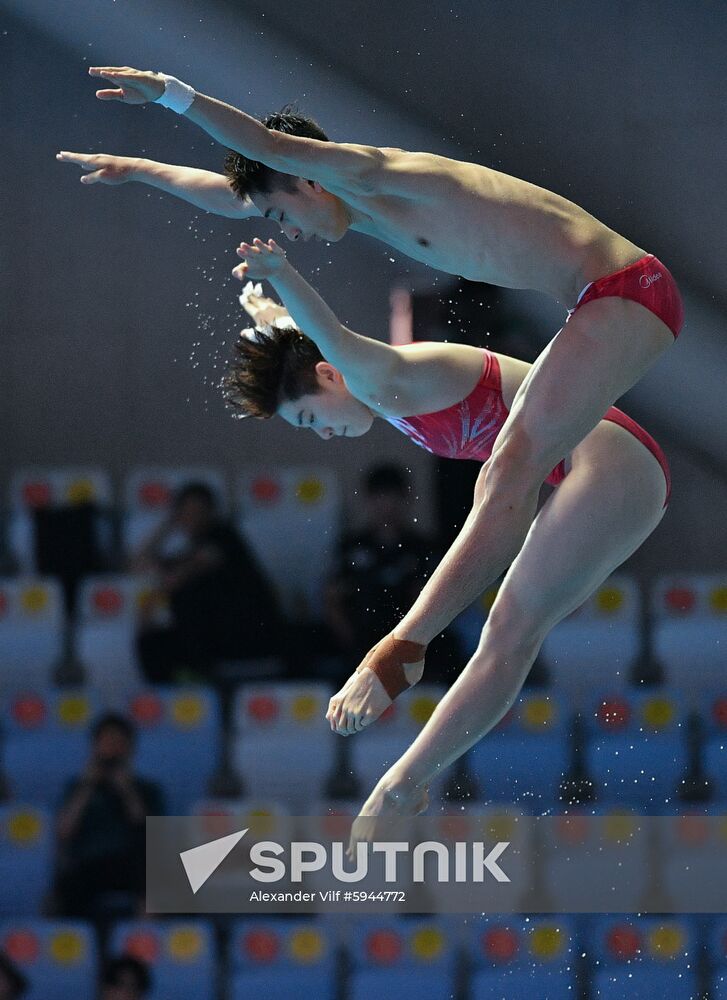 South Korea Aquatics Worlds Platform Synchro Mixed