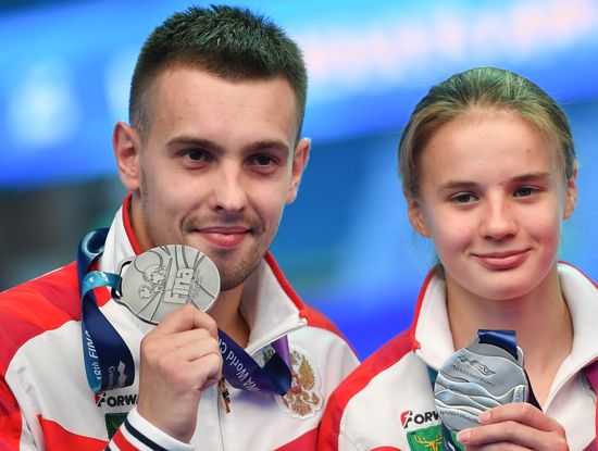 South Korea Aquatics Worlds Platform Synchro Mixed