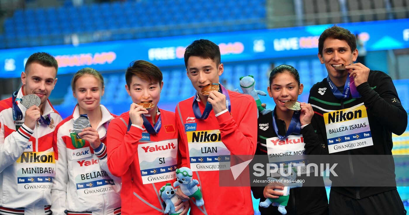South Korea Aquatics Worlds Platform Synchro Mixed