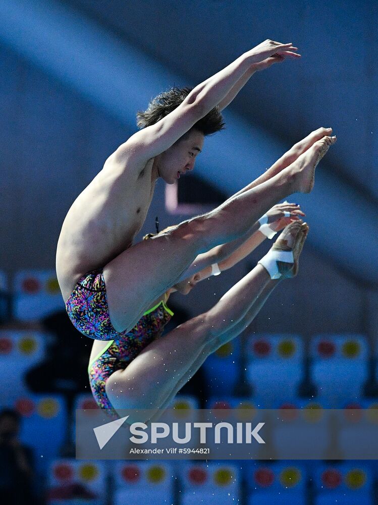 South Korea Aquatics Worlds Platform Synchro Mixed