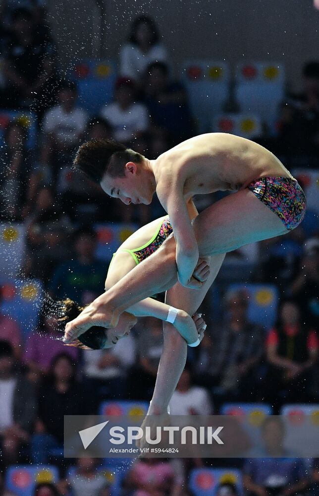 South Korea Aquatics Worlds Platform Synchro Mixed