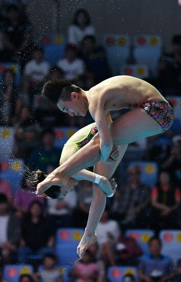 South Korea Aquatics Worlds Platform Synchro Mixed