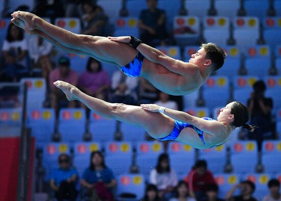 South Korea Aquatics Worlds Platform Synchro Mixed