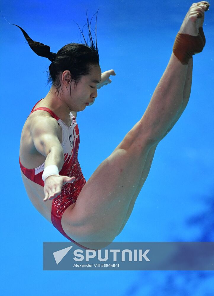 South Korea Aquatics Worlds Springboard Women