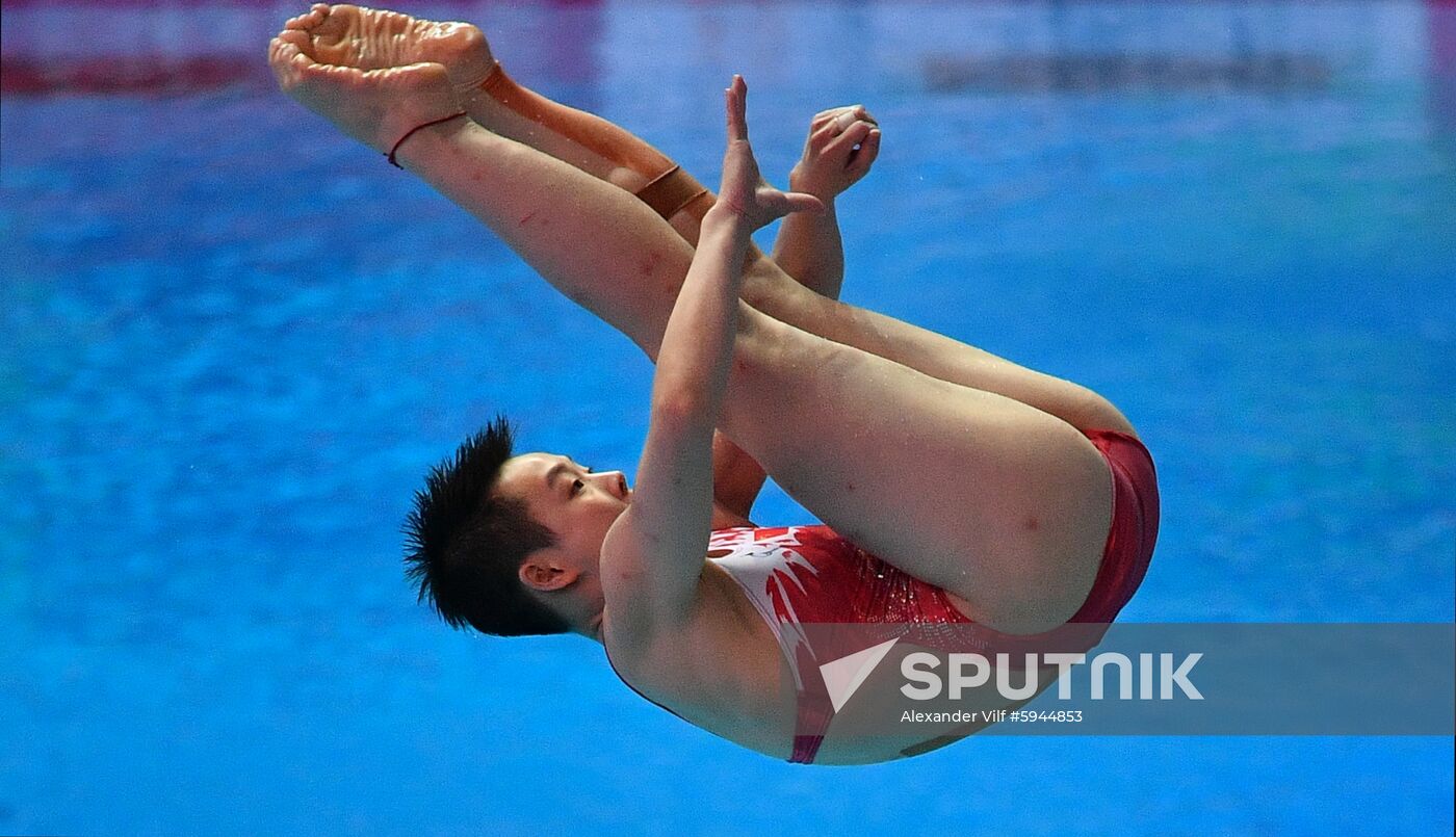 South Korea Aquatics Worlds Springboard Women