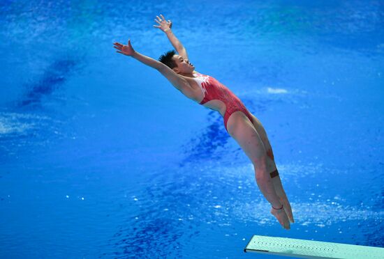 South Korea Aquatics Worlds Springboard Women