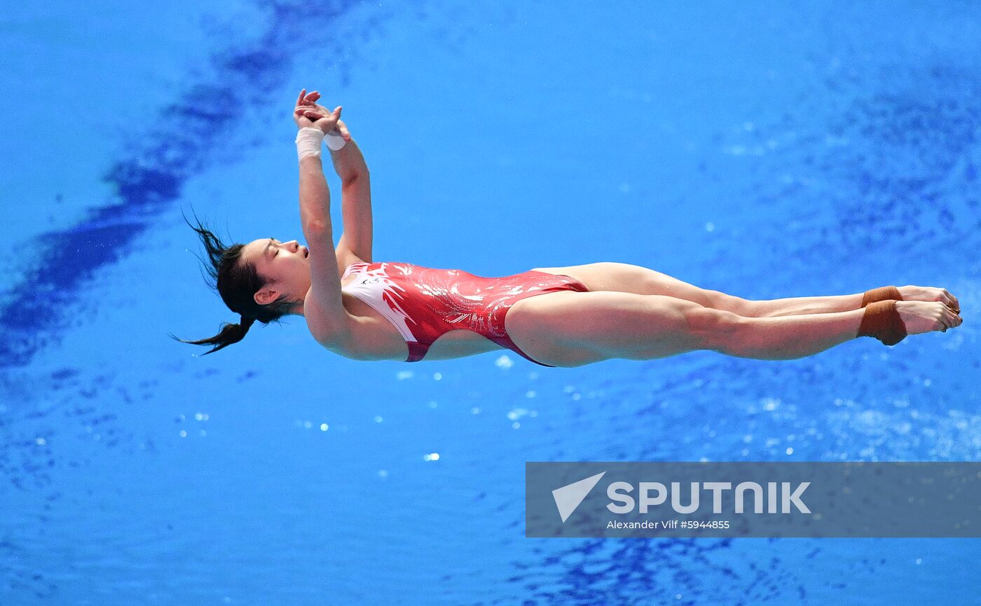 South Korea Aquatics Worlds Springboard Women