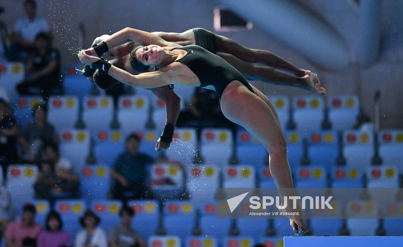 South Korea Aquatics Worlds Platform Synchro Mixed