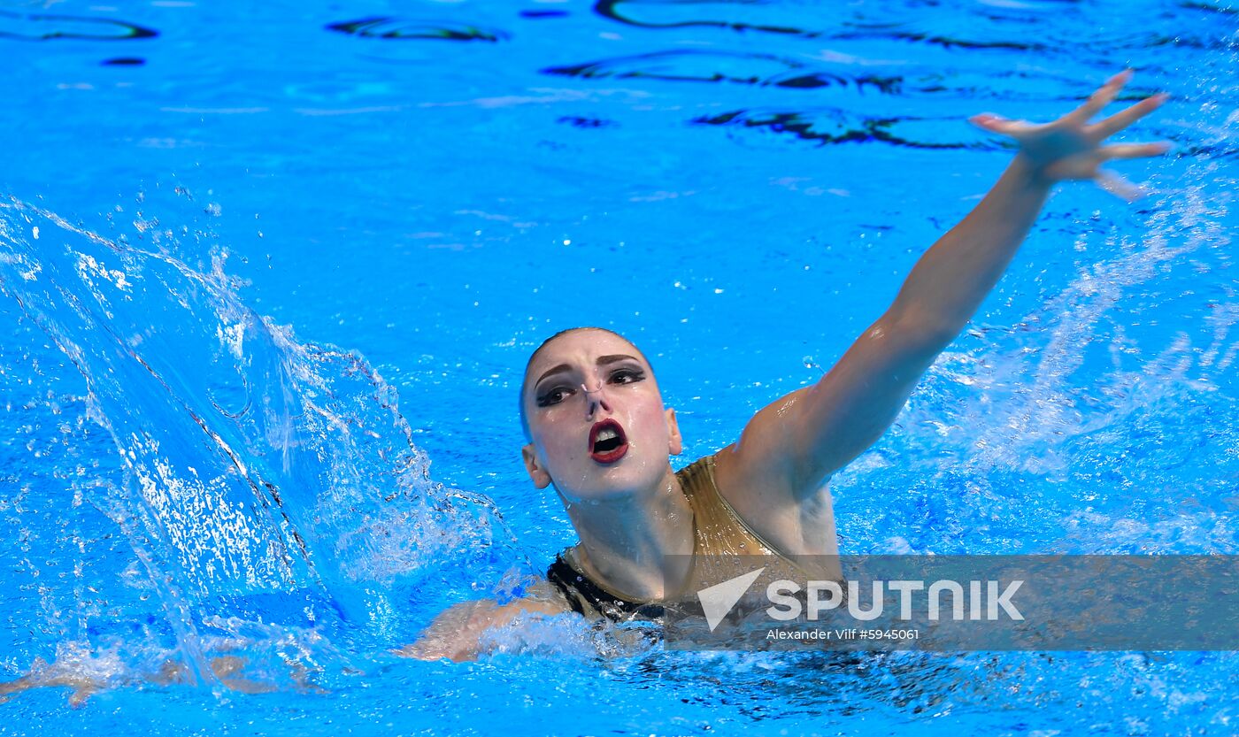 South Korea Aquatics Worlds Solo Technical Women
