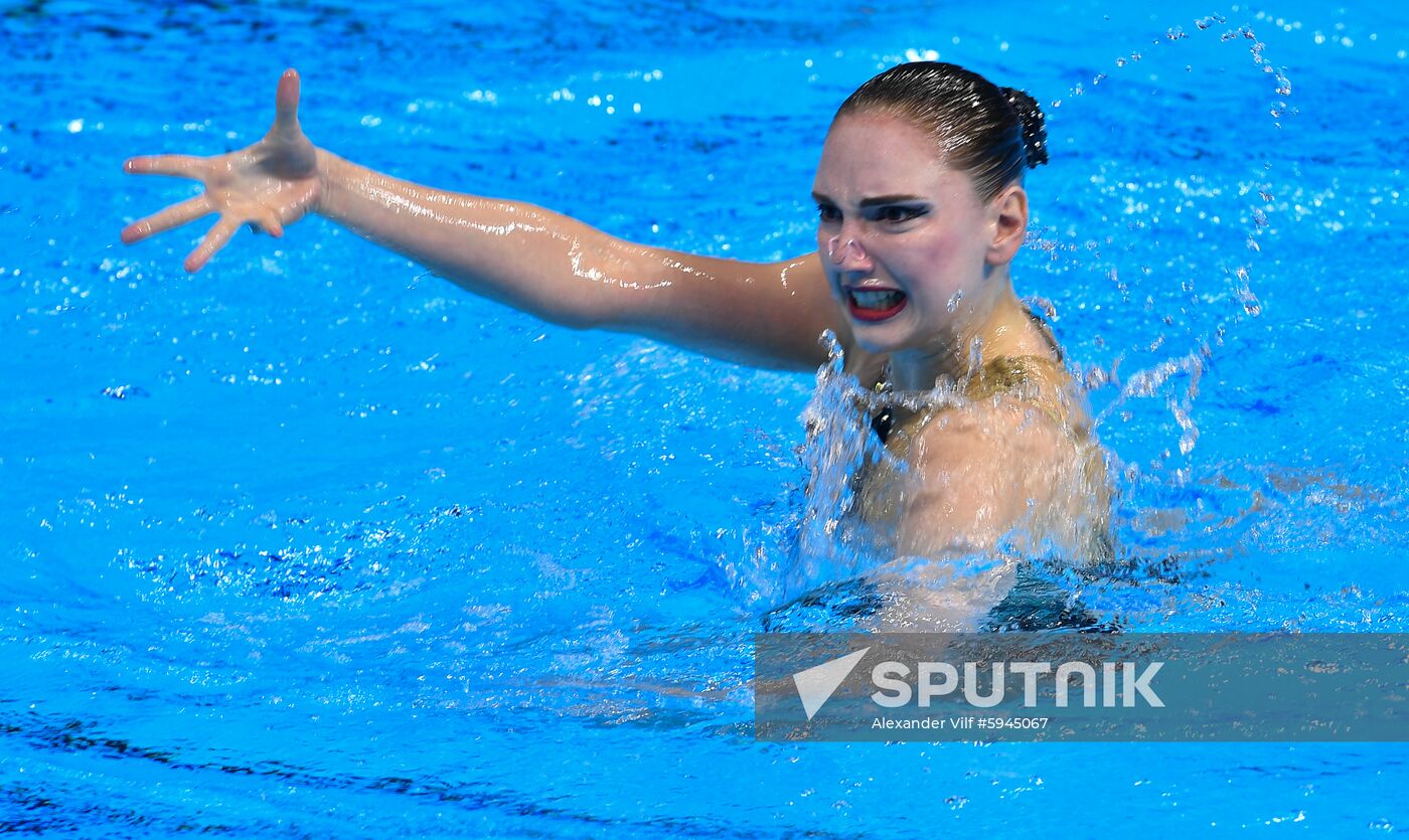 South Korea Aquatics Worlds Solo Technical Women