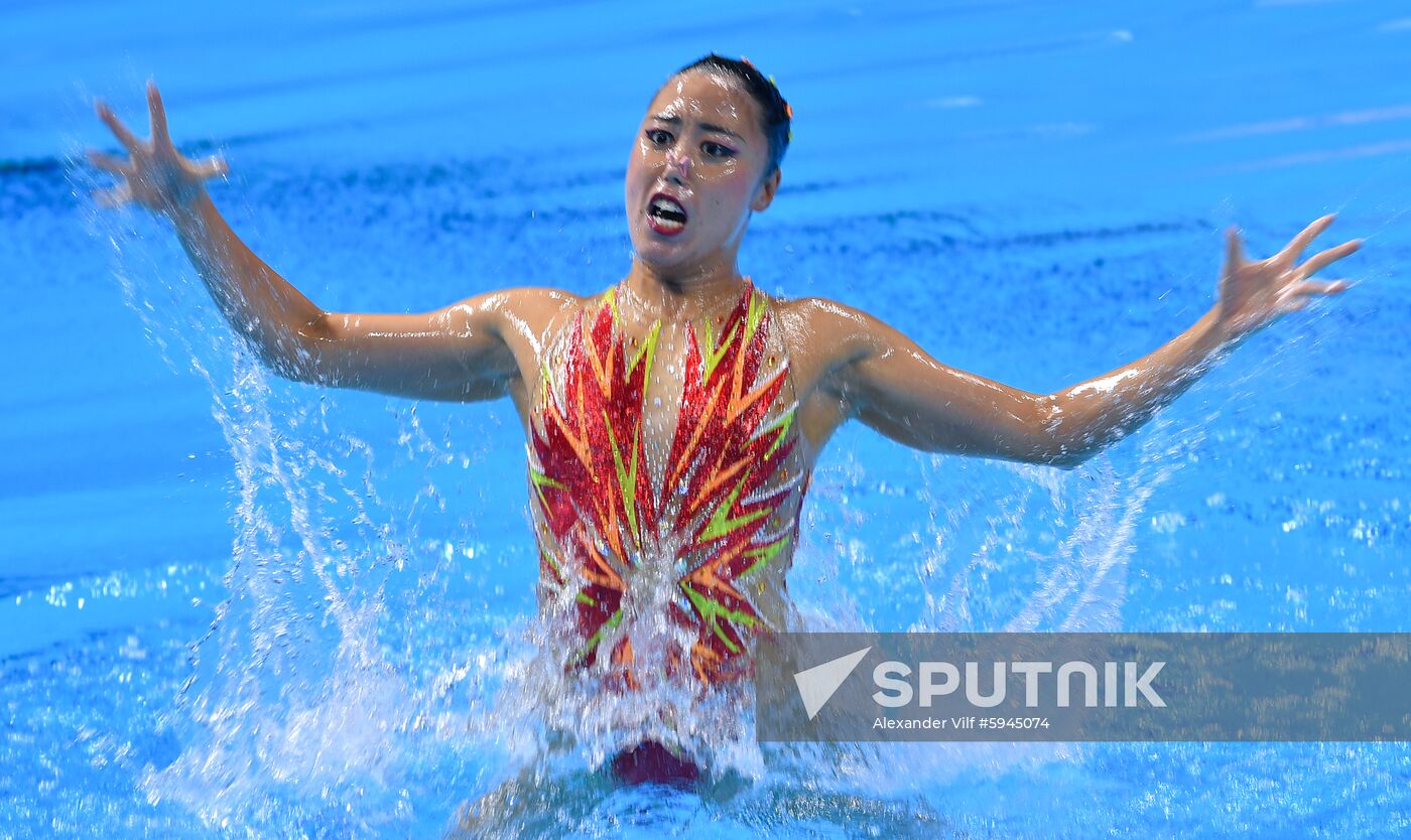 South Korea Aquatics Worlds Solo Technical Women